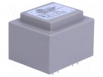 Transformer: encapsulated | 7VA | 230VAC | 6V | 6V | 0.58A | 0.58A | IP00