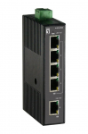 LevelOne 5-Port Fast Ethernet Industrial Switch, DIN-Rail, -20&deg;C to 70&deg;C
