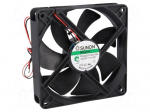 Fan: DC | axial | 24VDC | 120x120x25mm | 183.9m3/h | 44.5dBA | Vapo | 24AWG