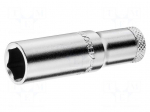Socket: 6-angles | socket spanner | 7mm,HEX 7mm | 1/4"