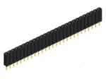 Connector: pin strips | socket | female | PIN: 27 | THT | 3A | 125V | BL 1