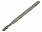Tap | M3 | 500m | L: 56mm | Holder: square,machine | 2.7mm