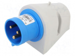 Connector: AC supply 3-phase | socket | male | 32A | 400VAC | IEC 60309