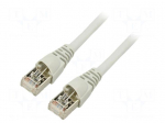 Patch cord | S/FTP | Cat 6a | RJ45 plug,both sides | stranded | Cu