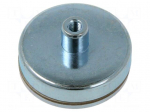 Magnet: permanent | hard ferrite | 216N | &Oslash;: 50mm | H: 22mm | steel
