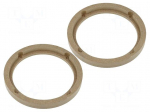 Spacer ring | MDF | 165mm | Renault | impregnated,varnished