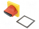 Knob | black,red,yellow | Features: locking with a padlock