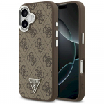 Case Guess 4G Triangle Logo MagSafe for iPhone 17 / brown