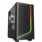 Sharkoon J1000 ARGB, Tower Case, Black, Tempered Glass
