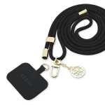 Guess GUOUCNMG4EK Universal CBDY Cord pasek czarny|black Nylon 4G Metal Charm
