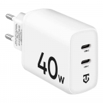 Tactical Base Plug tīkla lādētājs | 40W | USB-C | balts