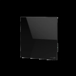 AENO Premium Eco Smart Quadro Wall Heater, 500W, 50x50 cm., Tempered glass, Infrared+convection heating type, LED display Plug type: Europe (E/F type), BLACK, , Made in Poland