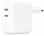 Charger Apple Dual USB-C 35W White