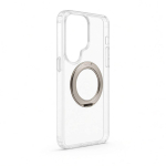 Back panel cover Evelatus Samsung Galaxy S26 Ultra Hybird Case With Magsafe PC+TPU 360 Metal Stand Transparent