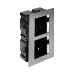 Hikvision HIKVISION DS-KD-ACF2, r&aacute;meček pro modul&aacute;rn&iacute; interkom, pro 2 moduly, z&aacute;pustn&aacute; mont&aacute;ž