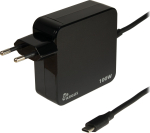 Inter-Tech pistiktoiteadapter PD-2100 100W USB-C Black