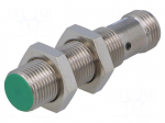 Sensor: inductive | Output conf: PNP / NO | 0&divide;4mm | 10&divide;30VDC | M12