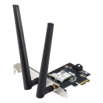 ASUS v&otilde;rgukaart WiFi6 WL-PCI PCE-AX1800 BT 5.2 Bulk