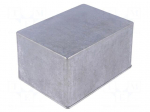 Enclosure: multipurpose | X: 100mm | Y: 140mm | Z: 75mm | aluminium | IP66