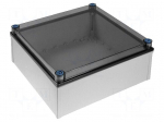Enclosure: multipurpose | X: 400mm | Y: 400mm | Z: 170mm | QUICK | grey