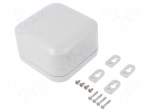 Enclosure: multipurpose | X: 120mm | Y: 120mm | Z: 70mm | polycarbonate
