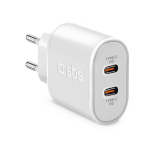 SBS PD reisilaadija 20W 2x USB-C