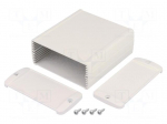 Enclosure: multipurpose | TEKAM | X: 85mm | Y: 100mm | Z: 37mm | aluminium