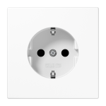 Rozete LS 1520 WW 2P+E schuko 16A balta
