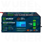 Microprocessor-controlled car battery charger 10 A 6&ndash;150 Ah 2&ndash;24 V W14018 WUBER