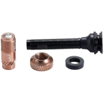 Wentyle BBB AL Valve CoreCap 40 mm - 2 szt.   40