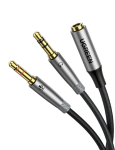 Cable Ugreen  Ugreen Jack 3.5mm - Jack 3.5mm 0.2m black (50255)