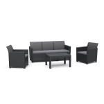 For home and repair Keter  Keter Darza mebelu komplekts Claire 5 Seater Set ar galdinu Orlando peleks 8711245154701