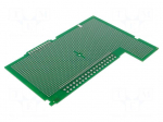 Prototype board | green | UL94V-0 | Series: ME-PLC 40 | Mat: FR 4-21