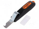 Stripping tool | Wire: round | Length: 170mm | &Oslash;cable: 4&divide;28mm