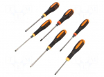 Kit: screwdrivers | Pcs: 6 | assisted with a key | Phillips,slot