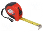 Measuring tape | L: 8m | Width: 25mm | Enclos.mat: ABS | Class: II