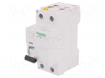 RCD breaker | Inom: 63A | Ires: 30mA | Poles: 2 | 400V | Mounting: DIN