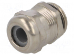 Cable gland | M20 | 1,5 | IP68 | Mat: brass | Body plating: nickel