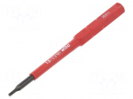 Interchangeable blade | Allen hex key | insulated | HEX 1,5mm | 75mm