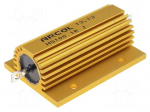 Resistor: wire-wound | with heatsink | screw | 100m&Omega; | 100W | &plusmn;5%