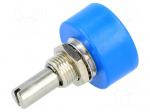 Potentiometer: shaft | single turn | 5k&Omega; | &plusmn;15% | 1W | linear | 6.35mm