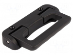 Holder | Mat: technopolymer (PA) | black | L: 74mm | W: 135mm | D: 20mm