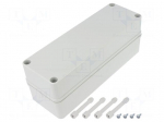 Enclosure: multipurpose | X: 80mm | Y: 230mm | Z: 85mm | PICCOLO | grey