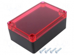 Enclosure: multipurpose | X: 90mm | Y: 135mm | Z: 55mm | ABS | black | IP65