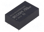 Converter: DC/DC | 5W | Uin: 18&divide;72V | Uout: 15VDC | Uout2: -15VDC | DIP24