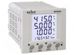 Meter: network parameters | on panel | digital,mounting | LCD