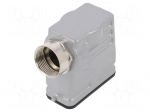 Enclosure for connectors: HDC | size A10 | for cable | for latch