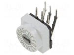 Encoding switch | HEX/BCD | Pos: 16 | THT | Rcont max: 80m&Omega; | PT65