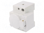 F-type socket (Schuko) | 230VAC | 16A | for DIN rail mounting