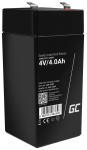 Green Cell AGM VRLA 4V 4Ah maintenance-free battery for the alarm system, cash register, toys